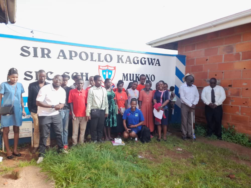 UNAB Staff Training Students of Sir Apollo Kagwa Secondary School